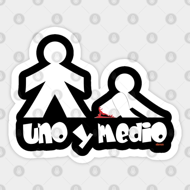 Uno y medio Sticker by eltronco